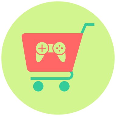 Satın alma simgesi. Basit tasarım