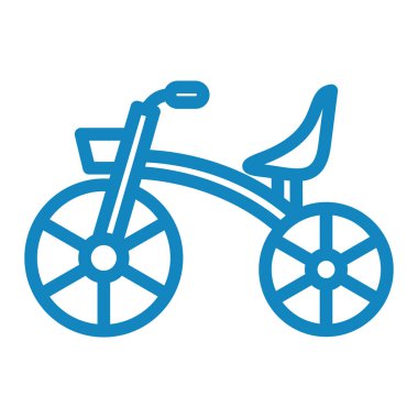 bisiklet ikonu vektör illüstrasyonu