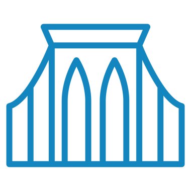 Bina. Web simgesi basit illüstrasyon