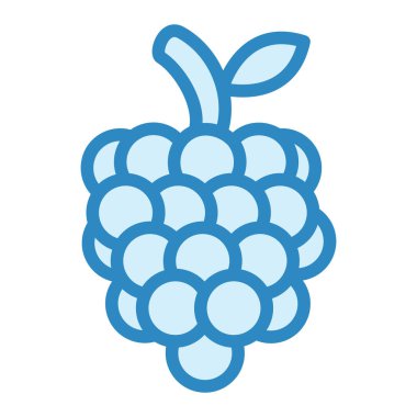 Ahududu modern ikon vektör çizimi 