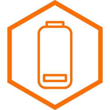 Pil. Web simgesi basit illüstrasyon