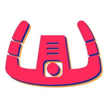 Modern b 'nin vektör illüstrasyonu eksik simgesi