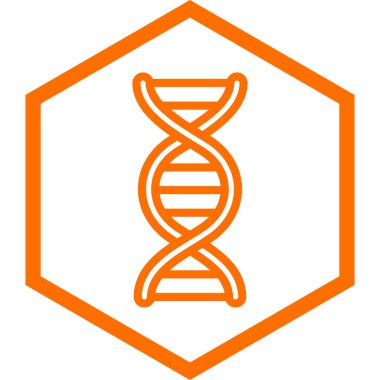 DNA simgesi vektör illüstrasyonu