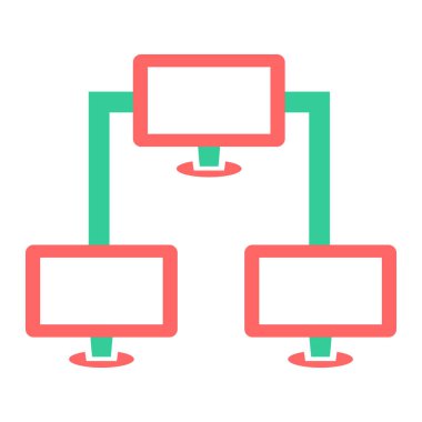 ağ paylaşım simgesi çizimi