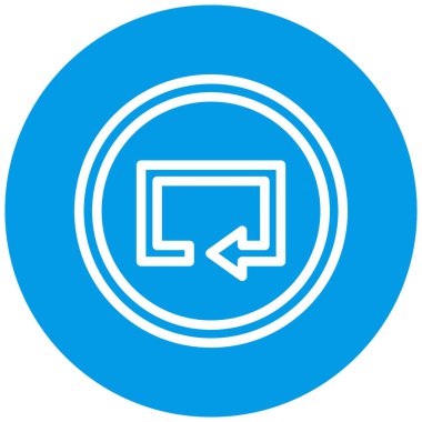 Bir b eksikliği simgesinin vektör çizimi