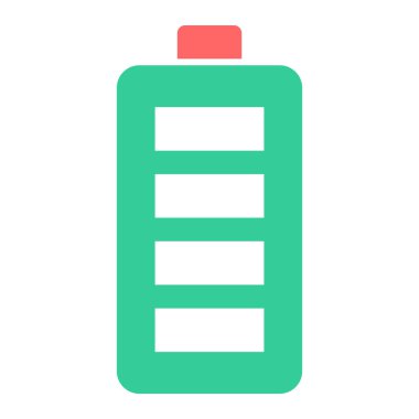 Pil. Web simgesi basit illüstrasyon