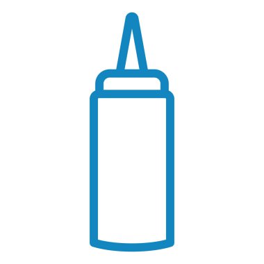 Ketçap. Web simgesi basit illüstrasyon