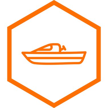 tekne simgesi, vektör illüstrasyonu