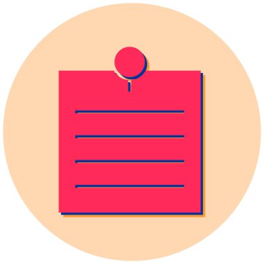 Pano. Web simgesi basit illüstrasyon