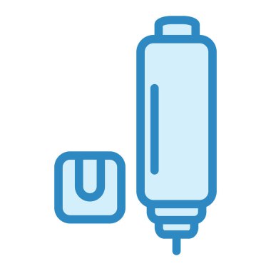 Düzeltme Kalem Modern ikon vektör illüstrasyonu