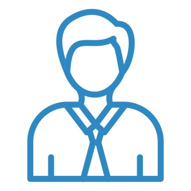 avatar. Web simgesi basit illüstrasyon