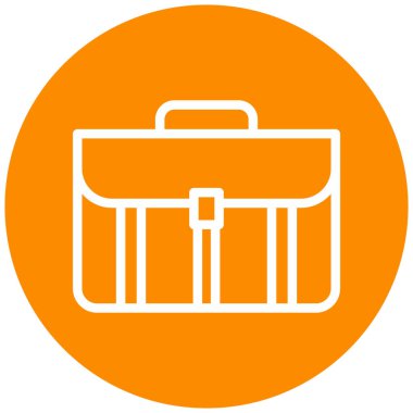 Çanta. Web simgesi basit illüstrasyon