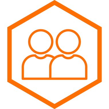 İnsan simgesinin vektör illüstrasyonu