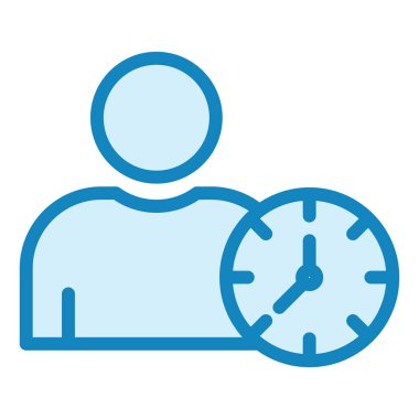 Meşgulüm. Web simgesi vektör illüstrasyonu 