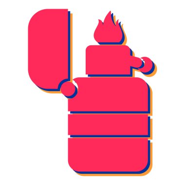 Yangın söndürme ikonu. vektör illüstrasyonu