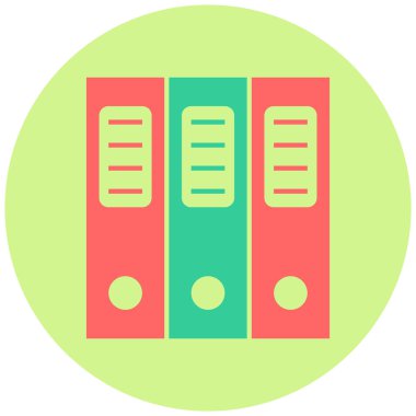 Dosyalar. Web simgesi basit illüstrasyon