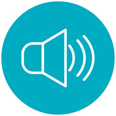 ses simgesi vektör illüstrasyonu