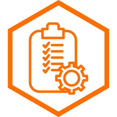 Modern oto tamir simgesinin vektör illüstrasyonu