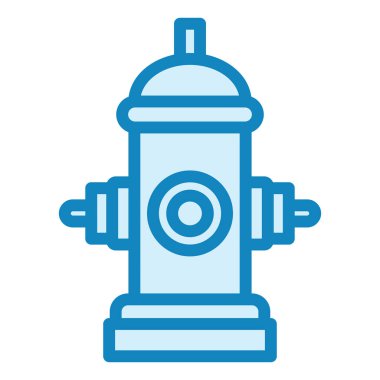 Yangın musluğu. Web simgesi basit illüstrasyon 