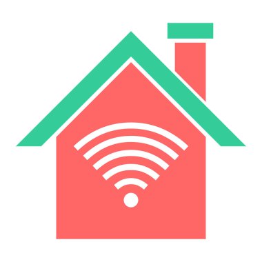 ev vektör simgesi modern illüstrasyon