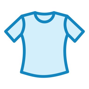 Tişört ikonu. vektör illüstrasyonu