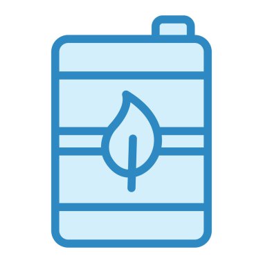  Biyo-yakıt modern ikon vektör çizimi