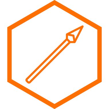 Kalem. Web simgesi basit illüstrasyon