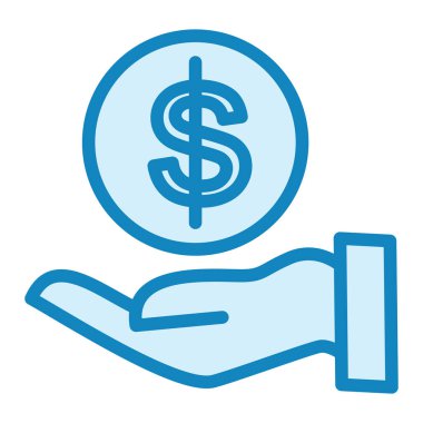 Krean web simgesi, vektör illüstrasyonu