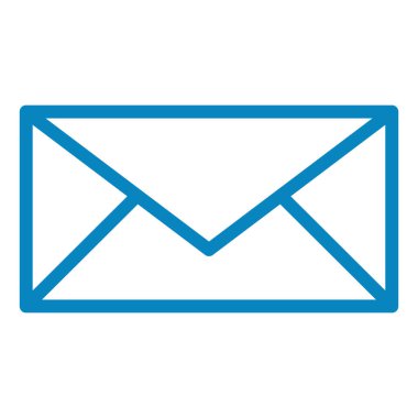 Mektup. Web simgesi basit illüstrasyon