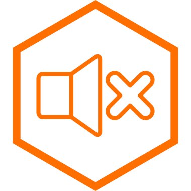 Beyaz arkaplanda hiçbir negatif simge izole edilmedi. vektör illüstrasyonu