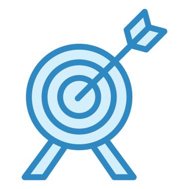 Hedef. Web simgesi basit illüstrasyon