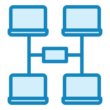 ağ paylaşımı. Basit resimleme