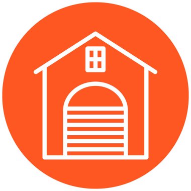 Ev. Web simgesi basit illüstrasyon