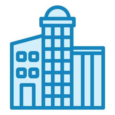 Skycraper. Web simgesi basit illüstrasyon 