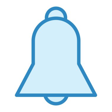 Zil. Web simgesi basit illüstrasyon