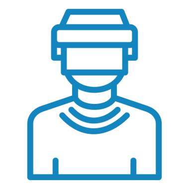 Adamım. Web simgesi basit illüstrasyon