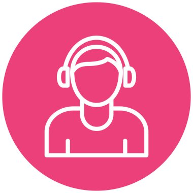 avatar vektör simgesi modern basit illüstrasyon