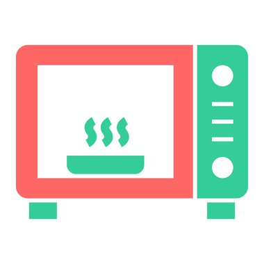 Mutfak aletleri düz vektör simgesi