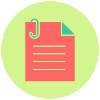 Dava dosyası. Web simgesi basit illüstrasyon