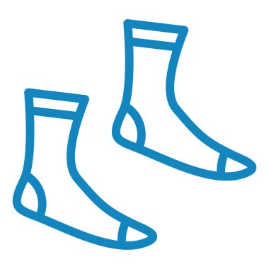 Çorap. Web simgesi basit illüstrasyon