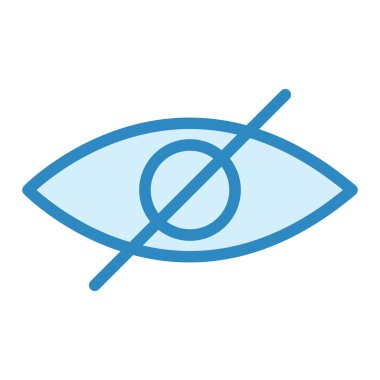 göz vektörü simgesi düz simge