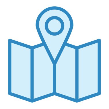 konum. Web simgesi basit illüstrasyon