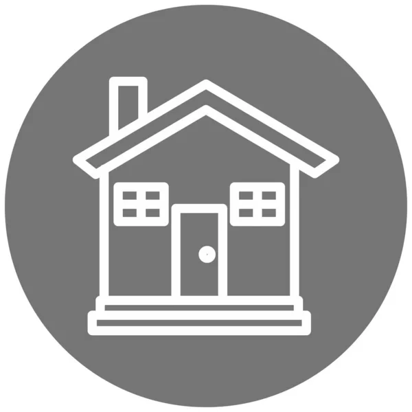 Haus Web Symbol Einfache Illustration — Stockvektor