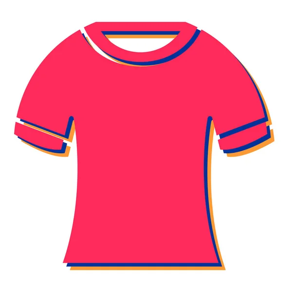 Shirt Template Design Icon — Vetor de Stock