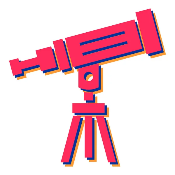 Telescope Web Icon Simple Illustration — Stock Vector