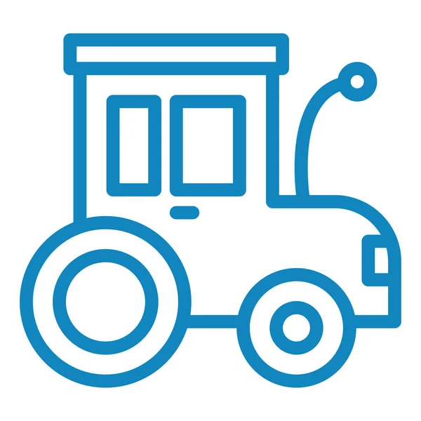 Icono Del Tractor Ilustración Vectorial Diseño Simple — Vector de stock