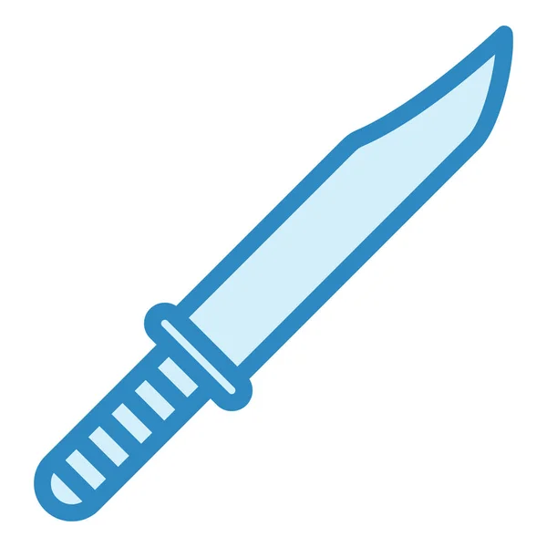 Knife Web Icon Vector Illustration — Stock Vector