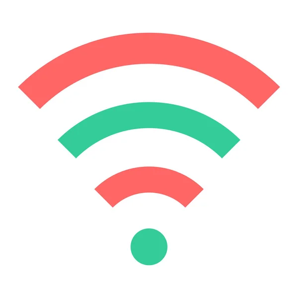 Icono Wifi Vector Ilustración — Archivo Imágenes Vectoriales