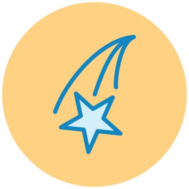 Yıldız. Web simgesi basit illüstrasyon