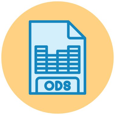 dosya biçimi simgesi, vektör illüstrasyonu